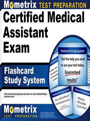 cover image of Certified Medical Assistant Exam Flashcard Study System